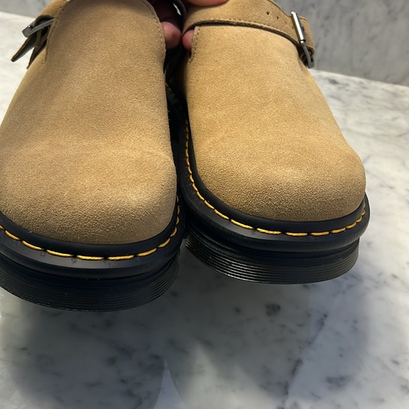 Dr. Martens Zebzag Suede Platform Mules 10 Ladies / 9 Mens NEW - Picture 10 of 14
